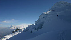 summit Tocllaraju mountain