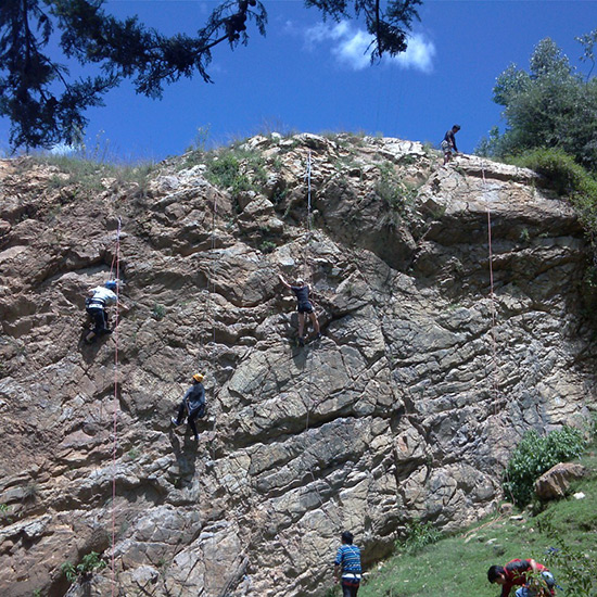 rutas de escalada en roca chancos