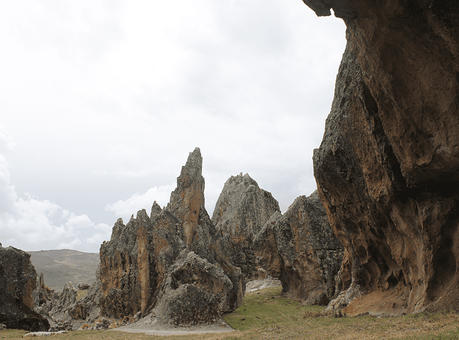 Rocky formations hatunmachay