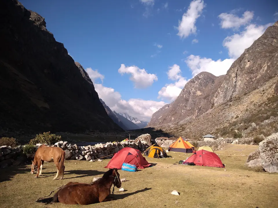 caminata santa cruz trek