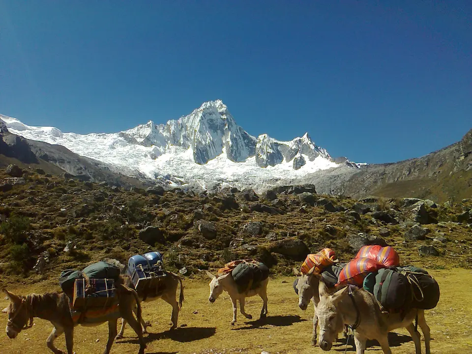 caminata santa cruz trek